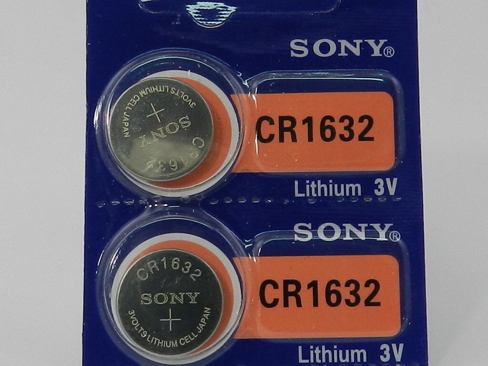 SONY  CR1632 LITHIUM 3V  BATTERY 2Pc