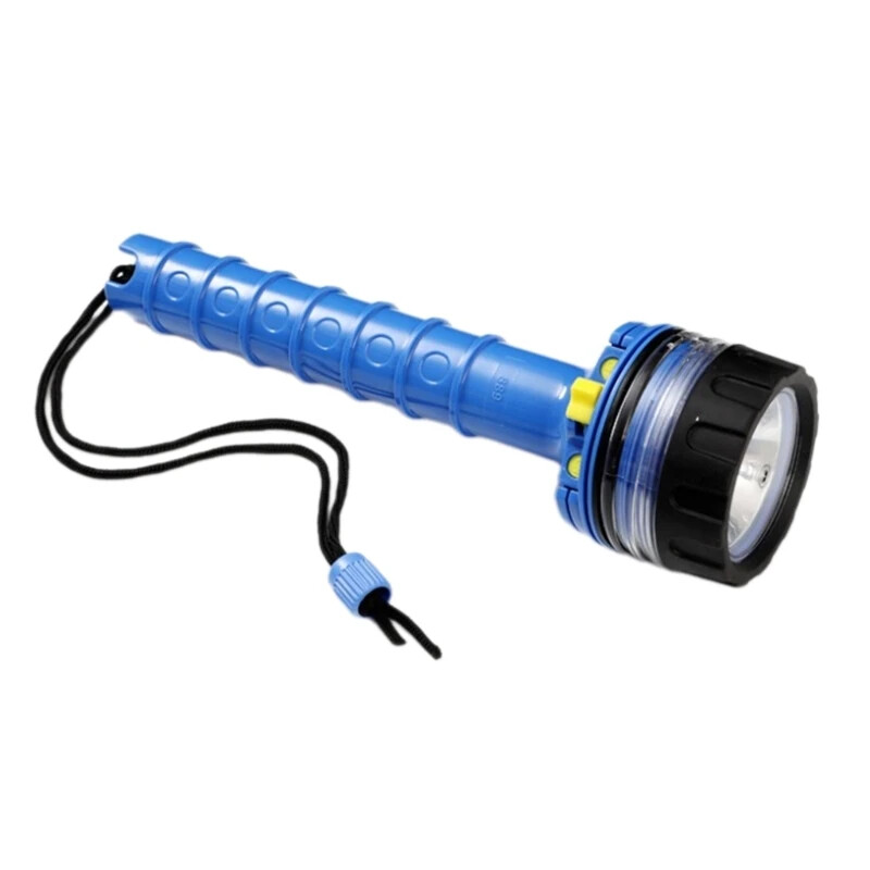 Scuba Diving Waterproof Flashlight LED Light 60 Meter Deep Underwater Torch