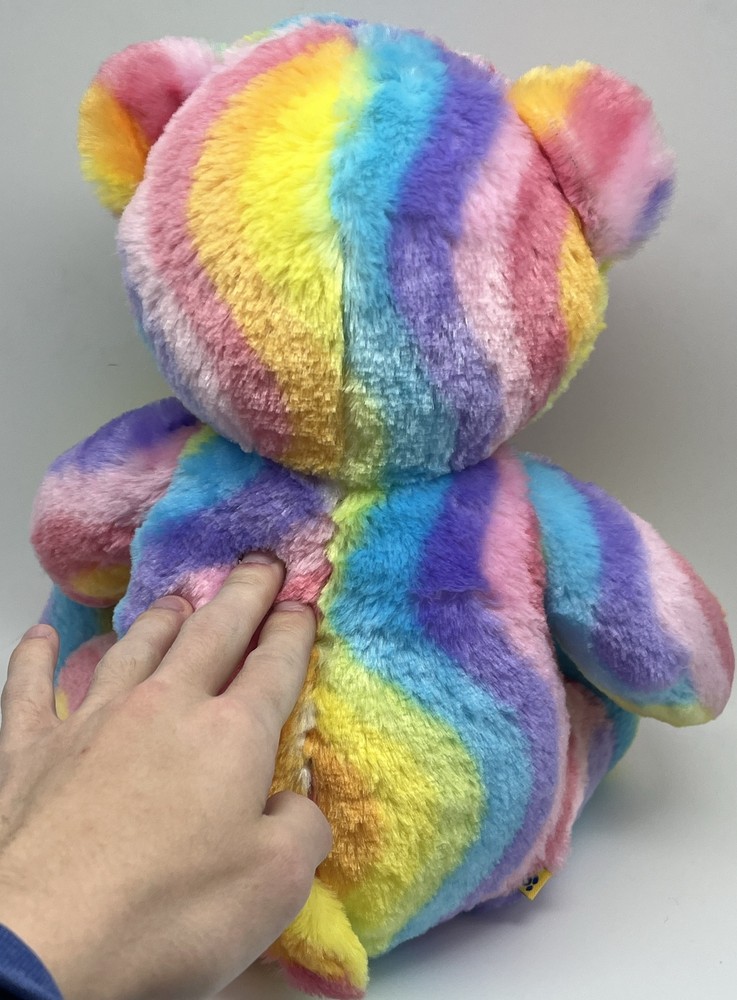 Build A Bear Workshop Tye Dye Rainbow Bear 18"