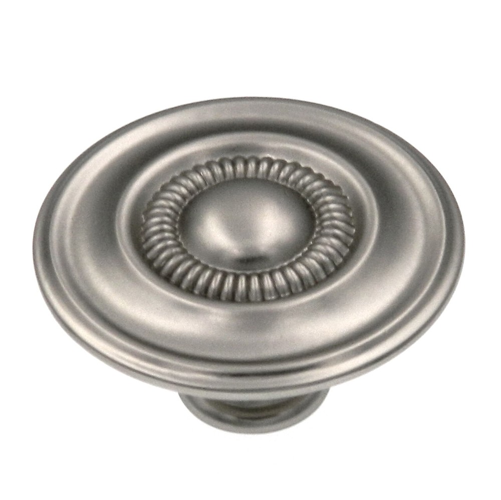 P3150-FN Flat Nickel 1 5/8" Round Disc Cabinet Knobs Pulls Hickory Guild