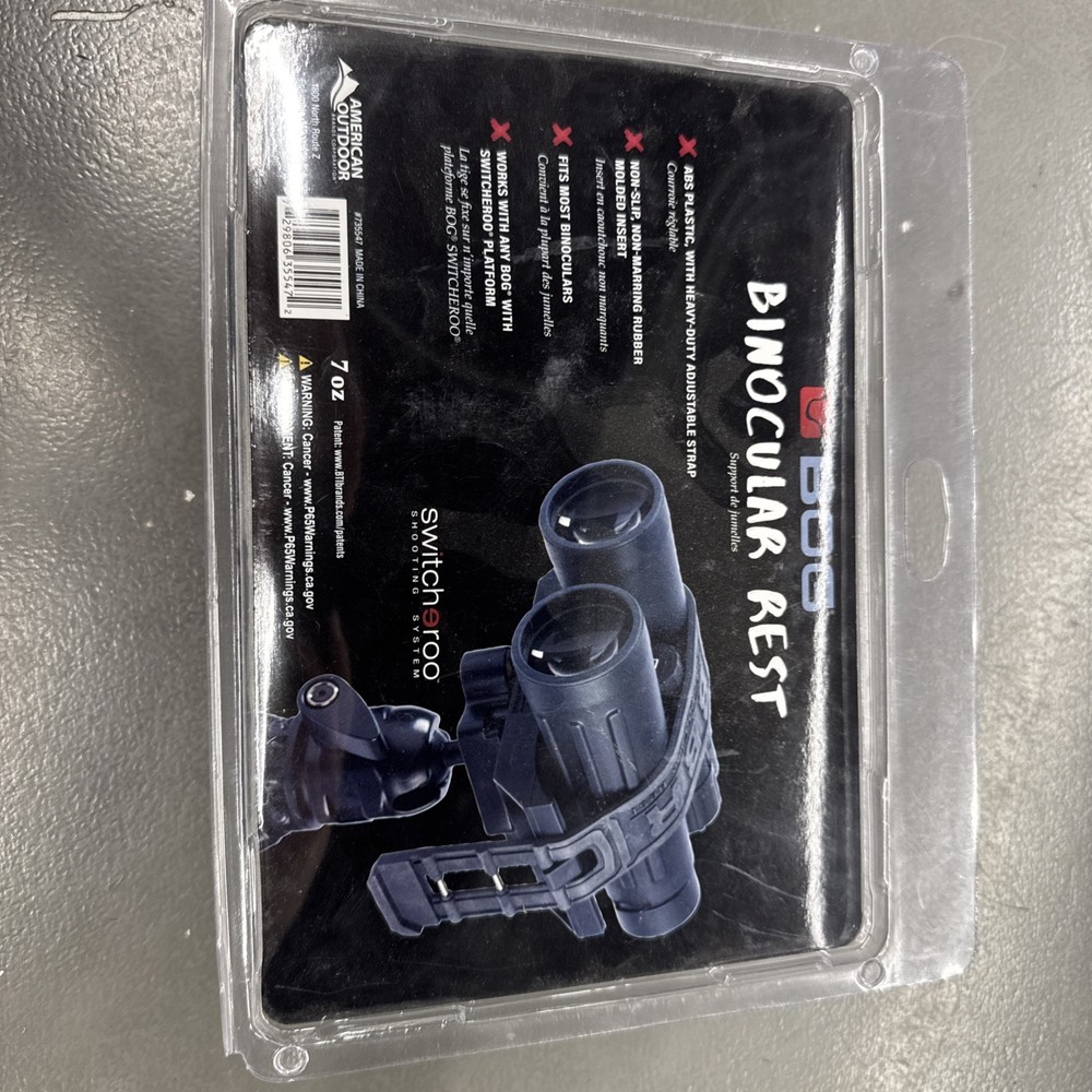 BOG BBR Binocular Rest with Lightweight Design and Adjustable Strap for Securing