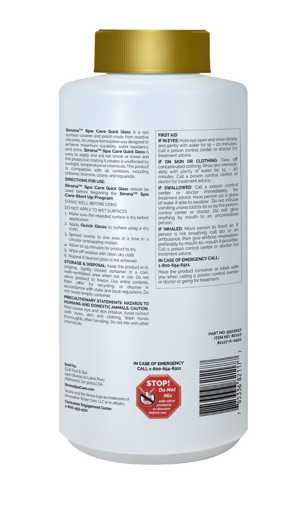 Sirona Spa Care Quick Gloss - 1 pt