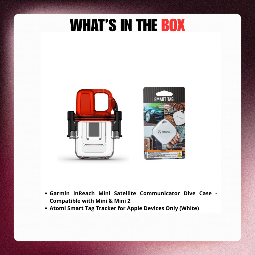 Garmin inReach Mini Dive Case Bundle with Smart Tag Tracker