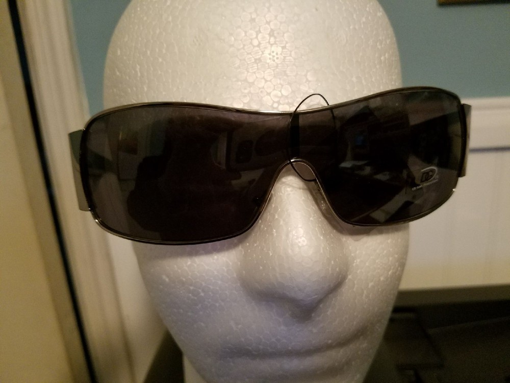 DG Mens Sunglasses Silver with Black (611)