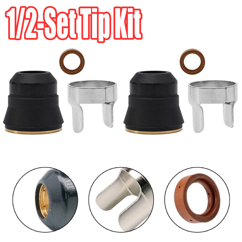 1/2Sets-Tip Kit for Harbor Freight Titanium Plasma 65 Torch TI-PC65 iPT-65 58895