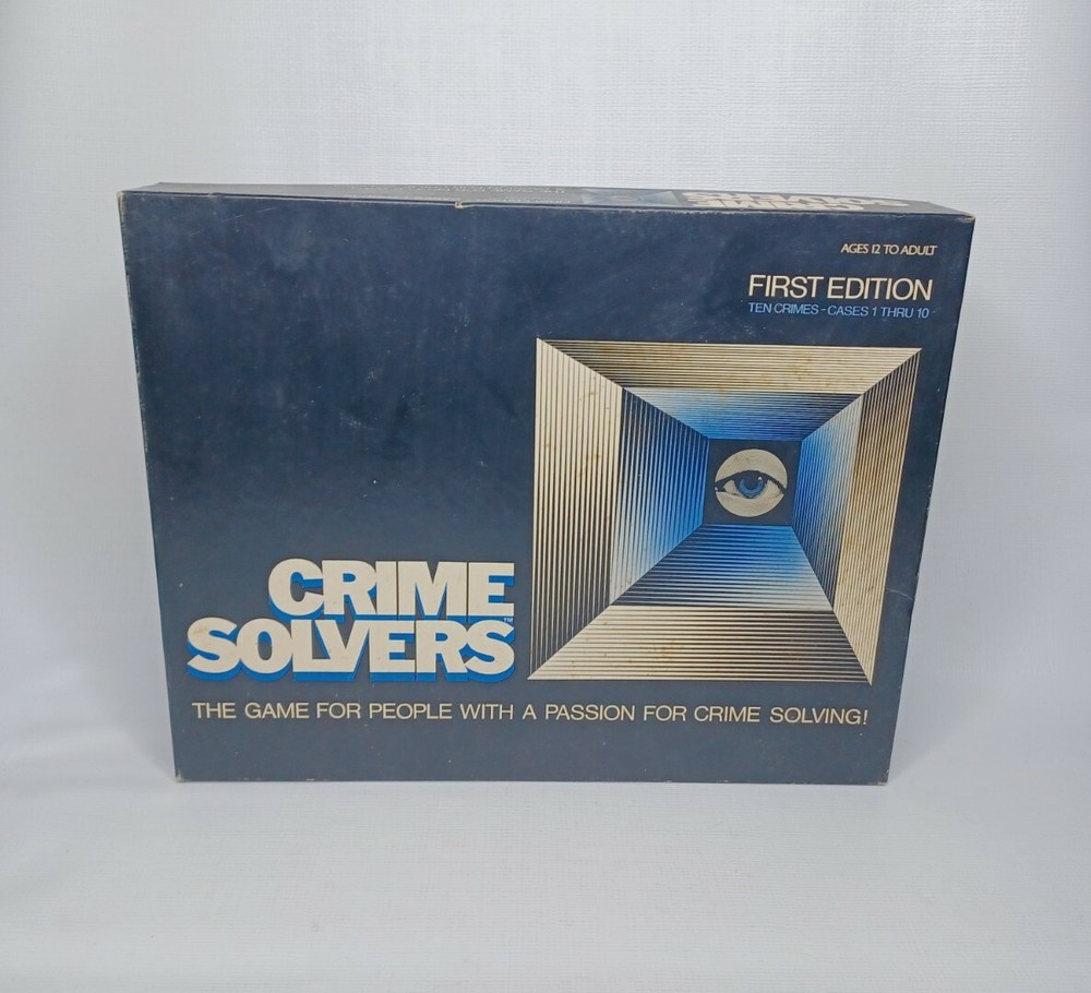 Vintage 1986 Crime Solvers Forensics Board Game