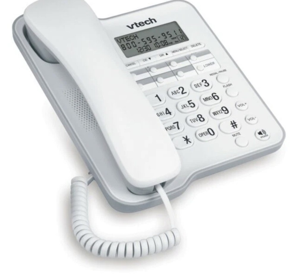 VTech CD1153 Corded Telephone - White