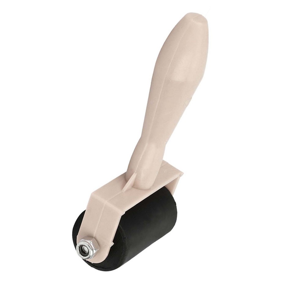 Primary Color Plastic Handle Printmaking Brayer Ink Rubber Roller Art Tool