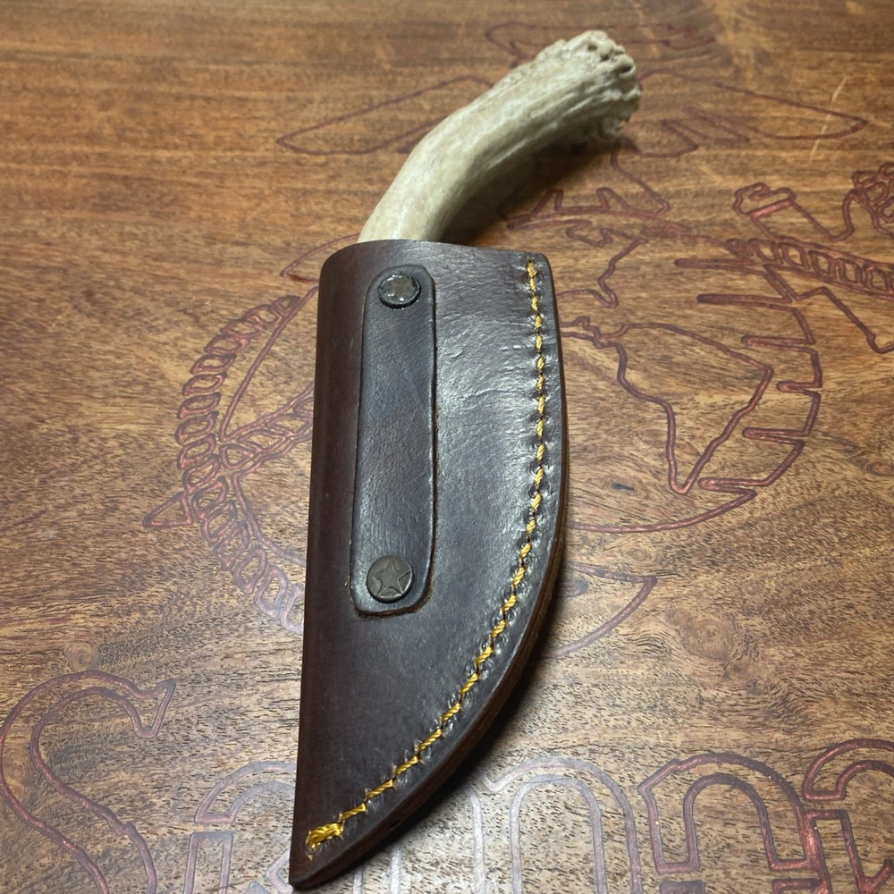 Bushcraft Stone/Flint Fixed Blade knapping Arrowhead Knife