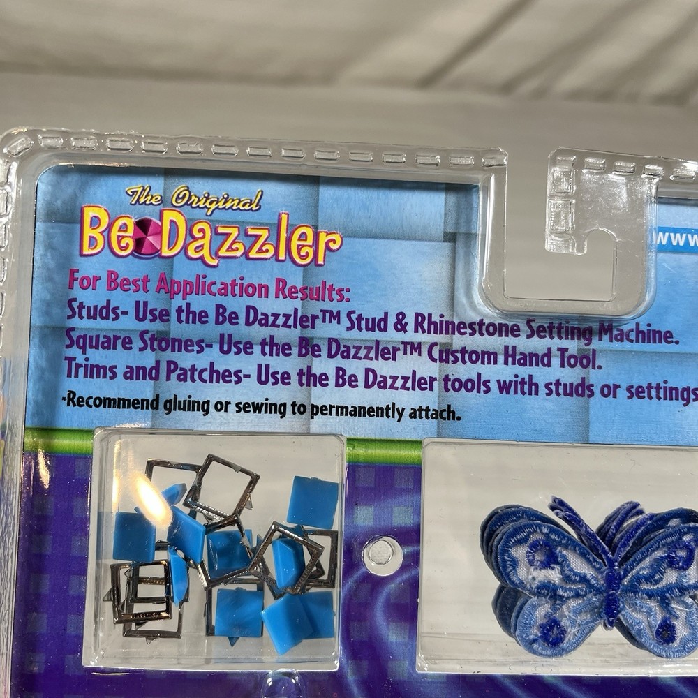 Vtg BE-DAZZLER Custom Hand Tool Studs Rhinestone Setting Kit 2000 NEW M1