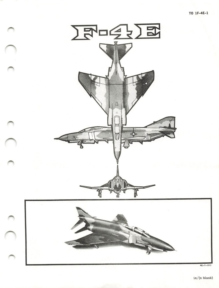 F-4E Phantom II 1978 Flight Manual Flight Operating Instructions - CD Version