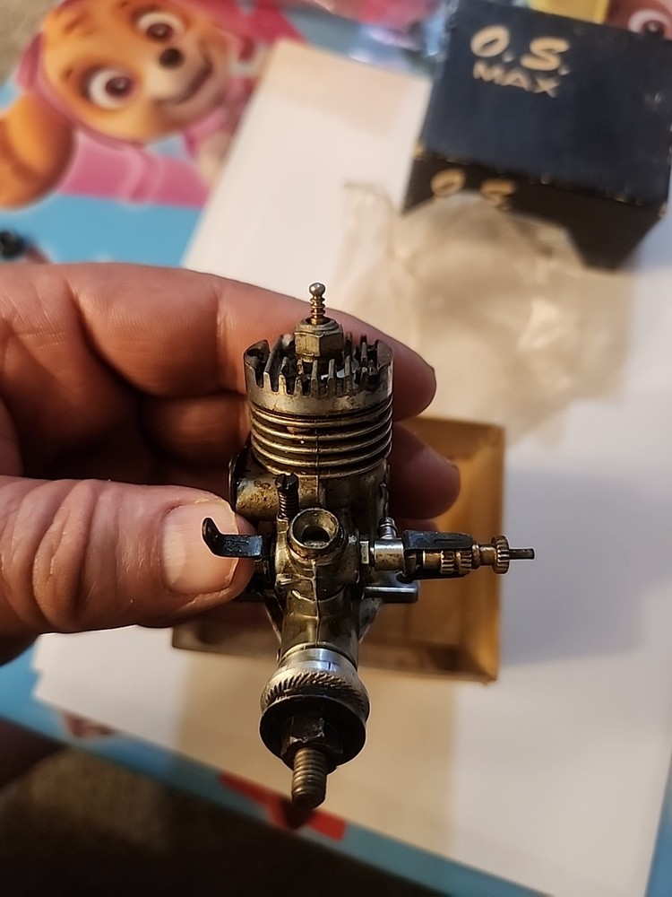 OS Max 10 R/C Model Airplane Glow Engine With Box And Paperwork