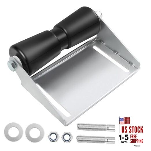 5-Boat Trailer Rollers with Panel Brackets Assembly, Keel Roller 12 Inch