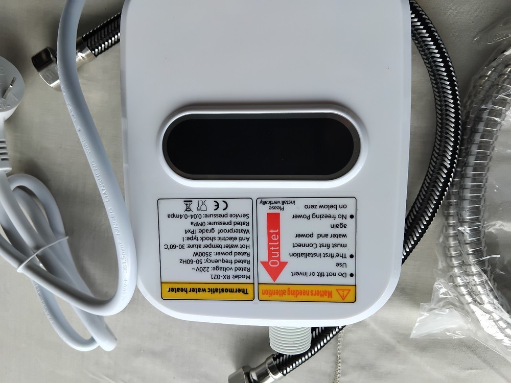 3 second heat -instant hot water heater 220-240VAC 1500W RX-021