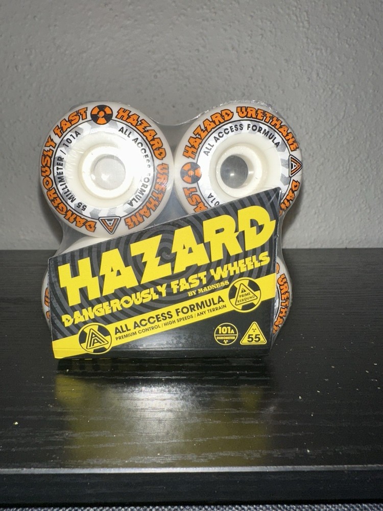 Hazard Skateboard Wheels 55mm 101a