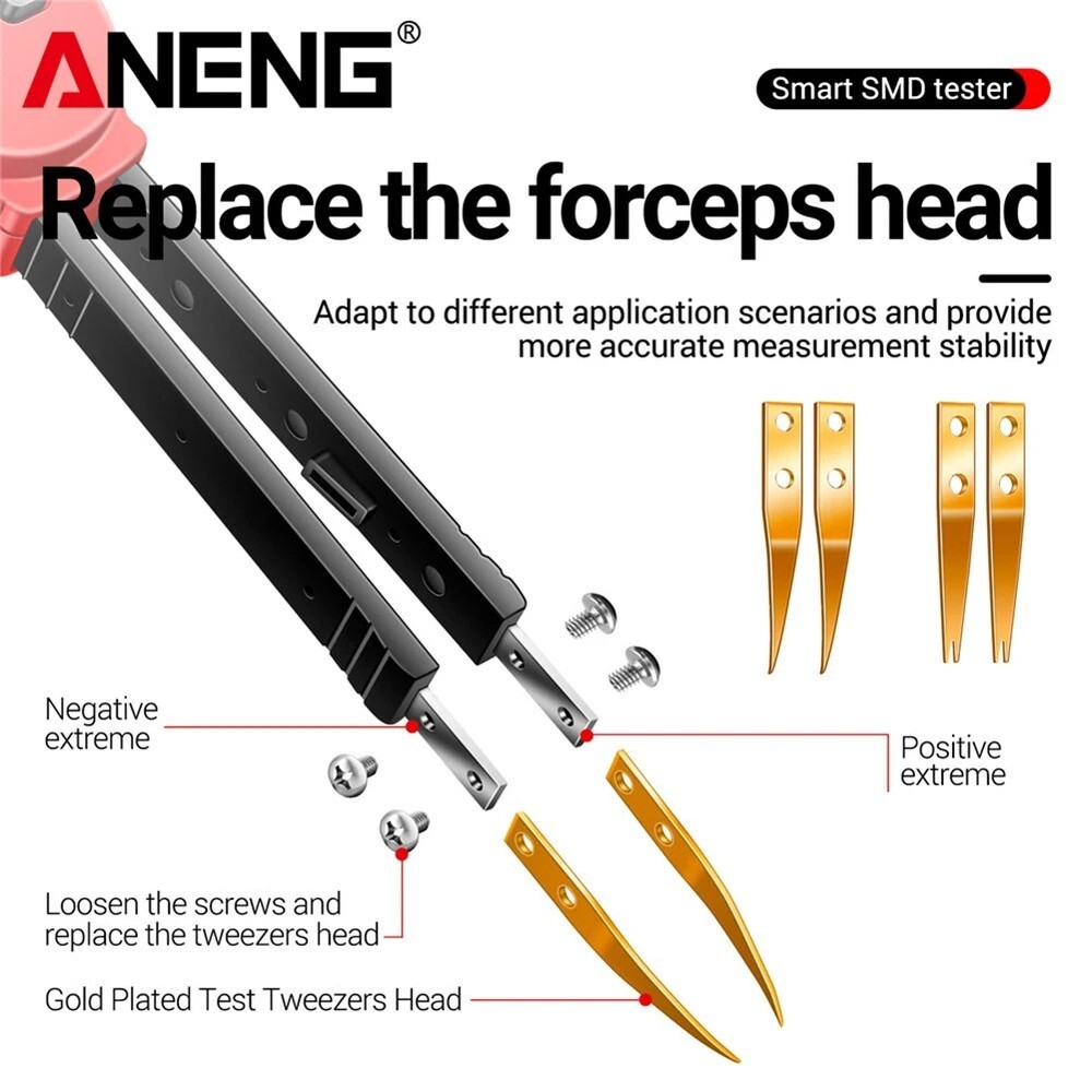 ANENG GN701 SMD Tester Meter Multimeter Auto Component Resistance Capacitance AU