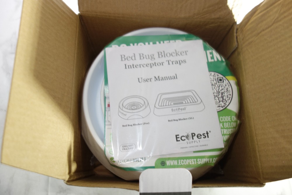 EcoPest Supply Bed Bug Blocker Pro Eco Friendly Interceptor Traps 8-Pack