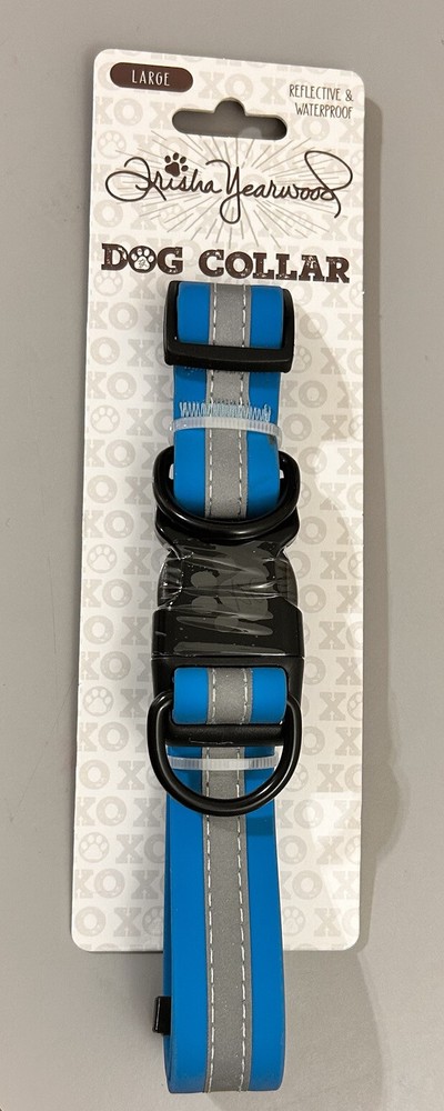 6 Pcs TY PET PVC REFLECTIVE DOG COLLAR   Large