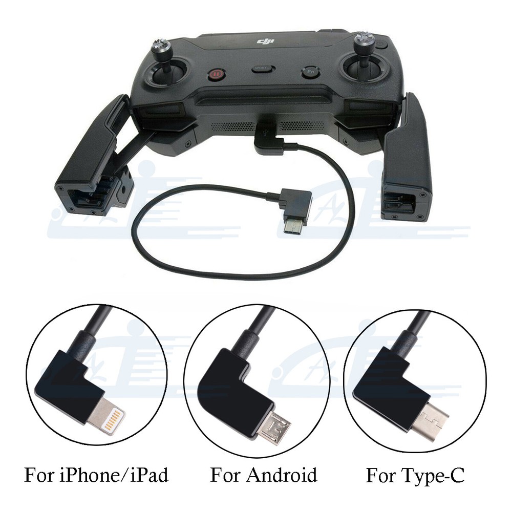 OTG Micro USB Cable 90° Data Transfer for DJI Mavic Mini 1 Drone Remote Control