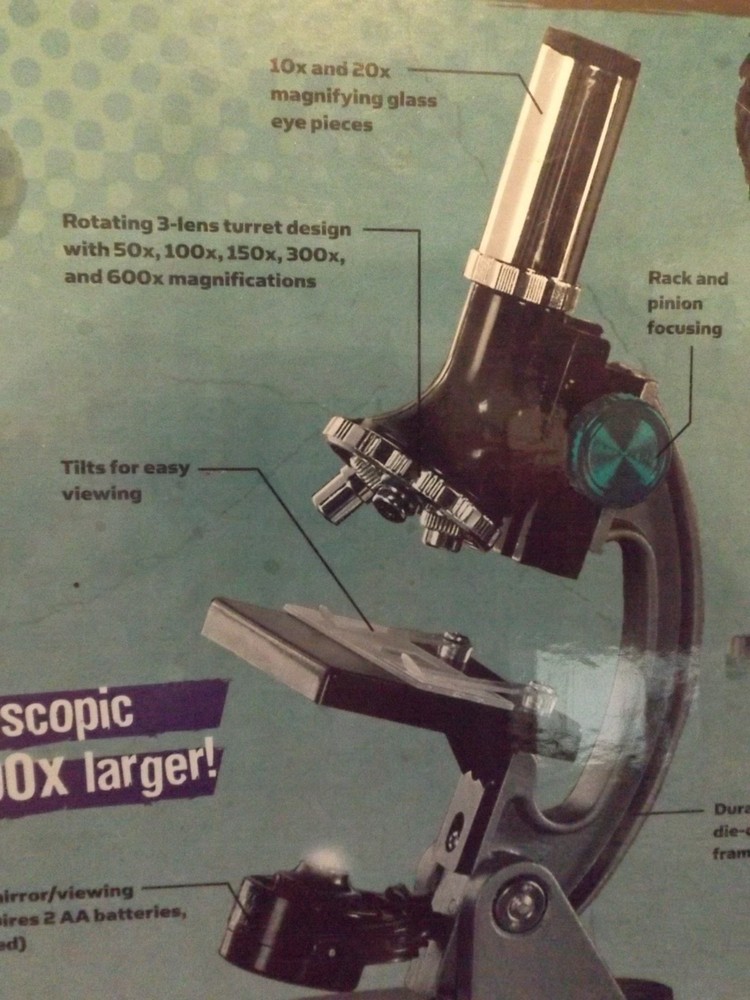GeoSafari MicroPro 48 Piece Microscope Set - NIB