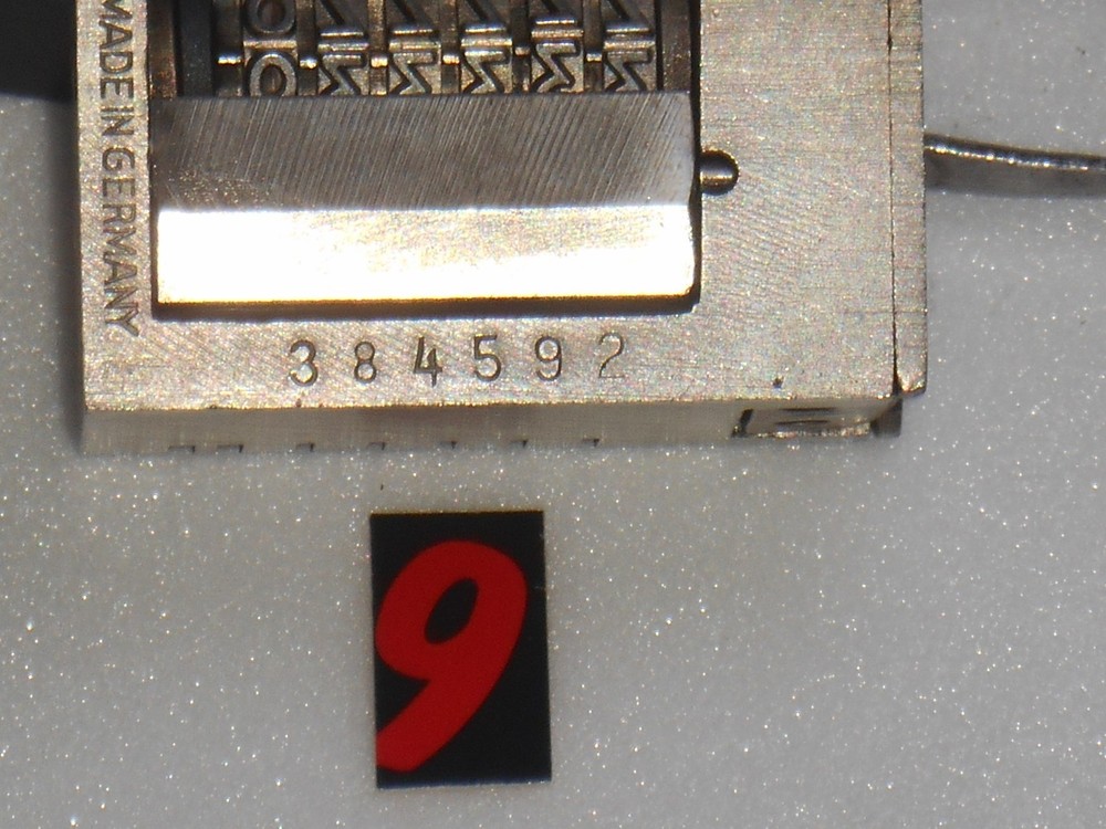 ACME | letterpress numbering machine |9