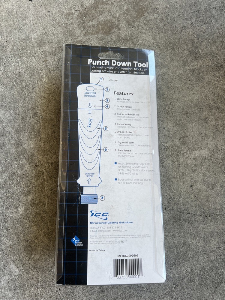 Eclipse 700-011 Punch Down Tool with 110 Blade