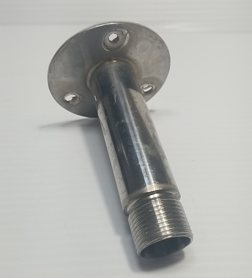 3" Stainless VHF • GPS Antenna Extender, 1" Diameter with Mounting Base