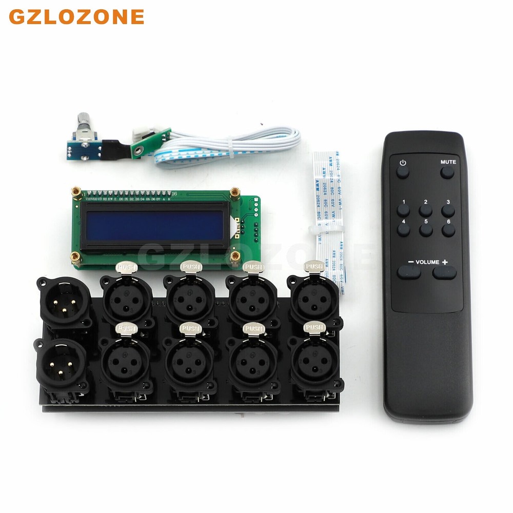 Hifi Remote XLR Balance Preamplifier Board CS3310 Volume Controller