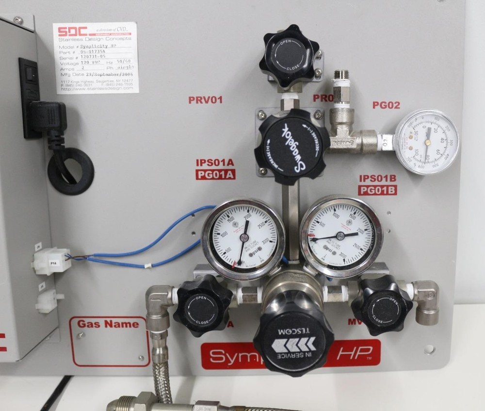 SDC SymplicityHP Semi-auto High-Purity Gas Panel