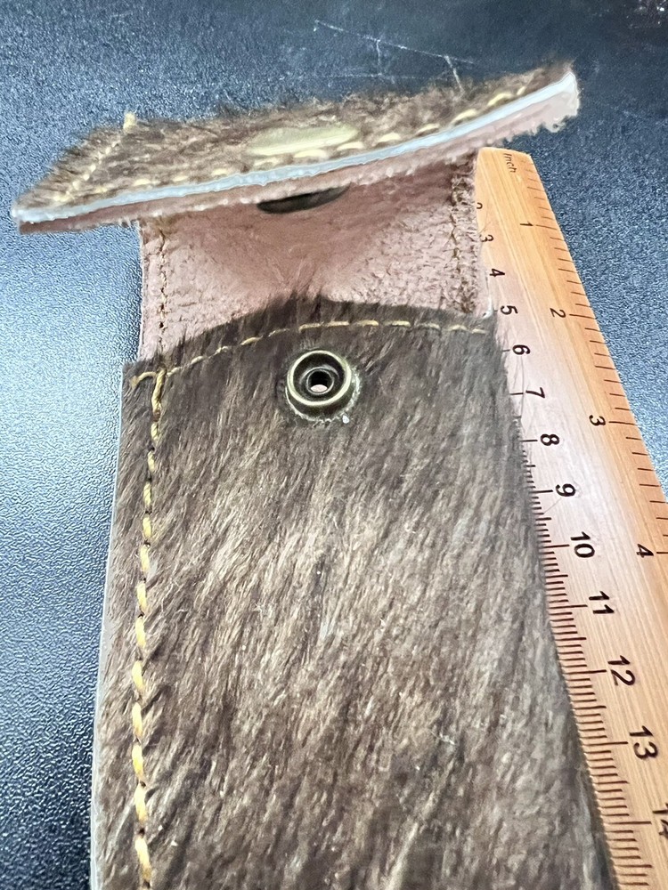 Knife Pouch Made With Thick Cattle Hide