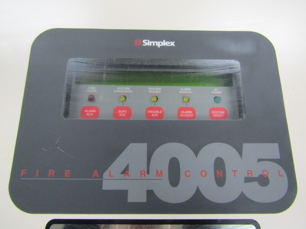 💥SIMPLEX 4005 FIRE ALARM CONTROL PANEL 120/240 VAC 4005-9101