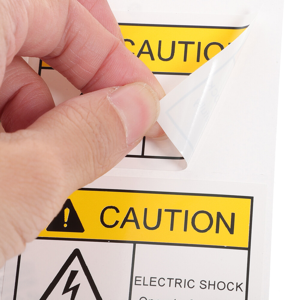 10pcs electrical warning stickers Adhesive Labels Caution Stickers Warning