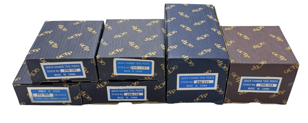 QCTP Wedge Type Set to 12" Swing Includes Tool Post & Tool Holders