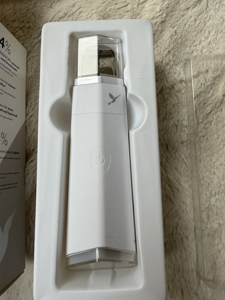 NEW DERMAFLASH DermaPore+ Ultrasonic Pore Extractor Stone