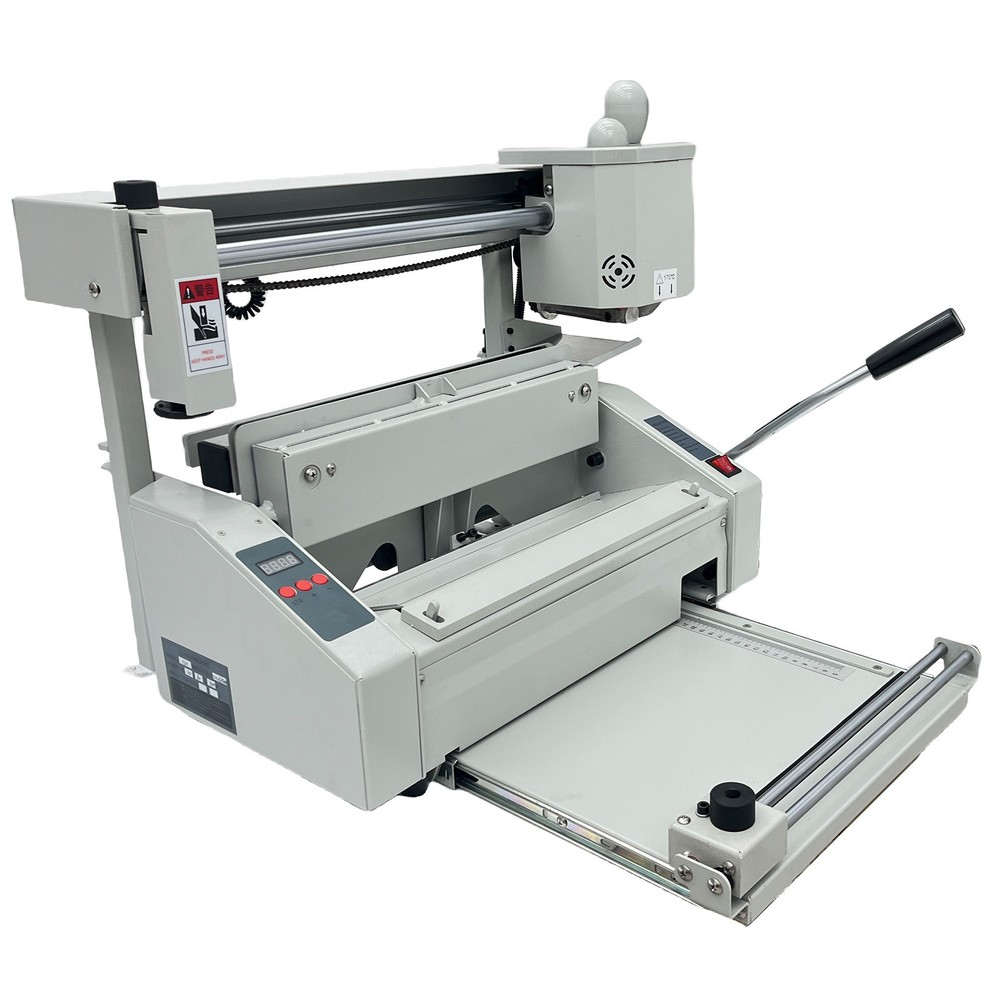 A4 Hot Glue Book Binder Binding Machine Manually w Indenting Creasing Function
