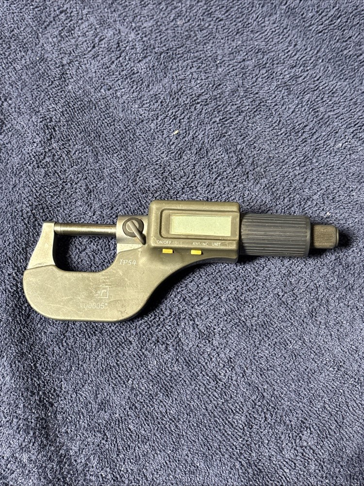 Fowler IP54 Micrometer,  .00005″!! UNTESTED! B3