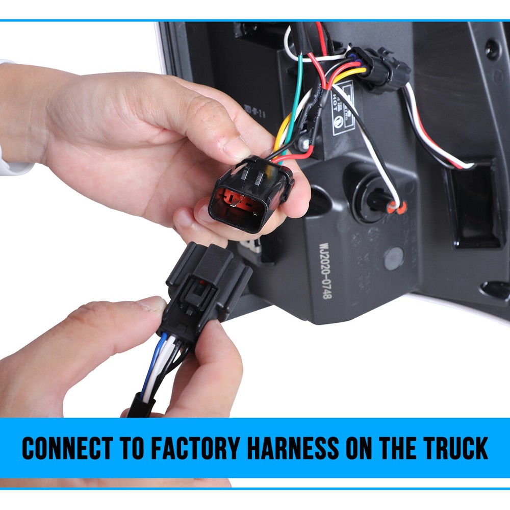 For 2013-2018 Ram 1500 2500 3500 LED Tail Lights Conversion Wire Harness Kits