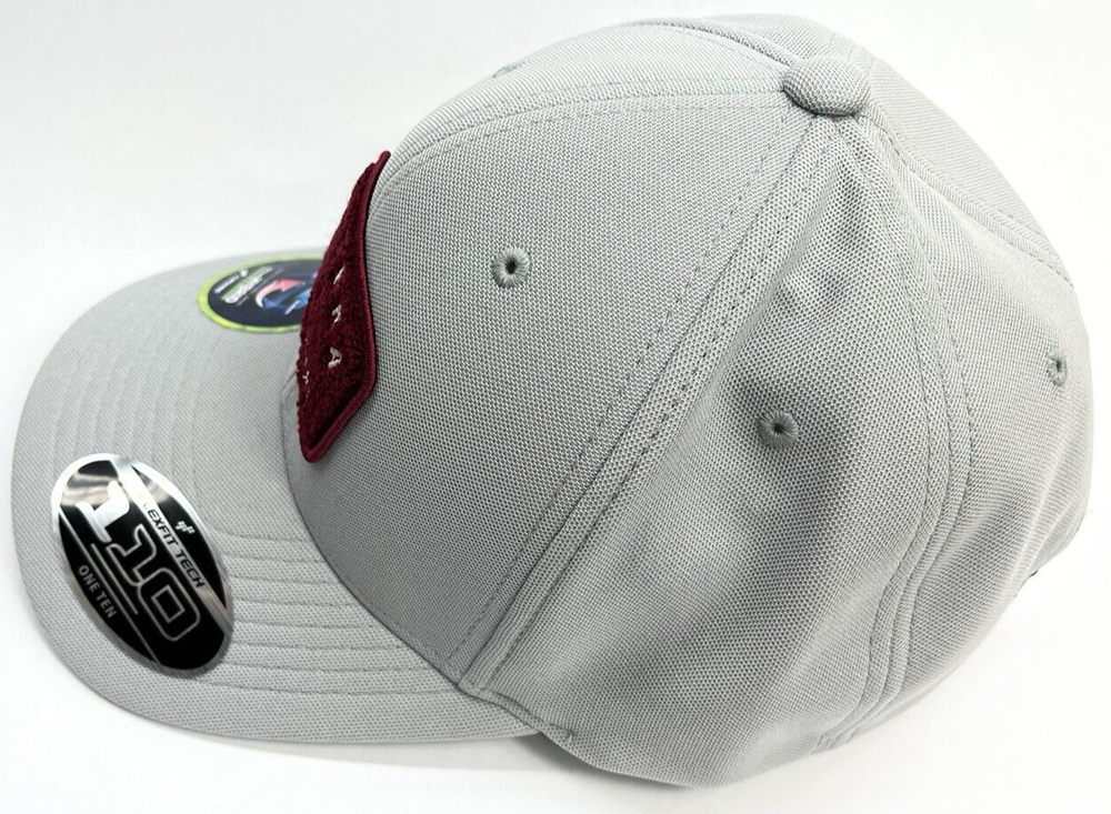 110 One Ten Flexfit Tech Gray Golf Hat Nuterra Patch Strapback