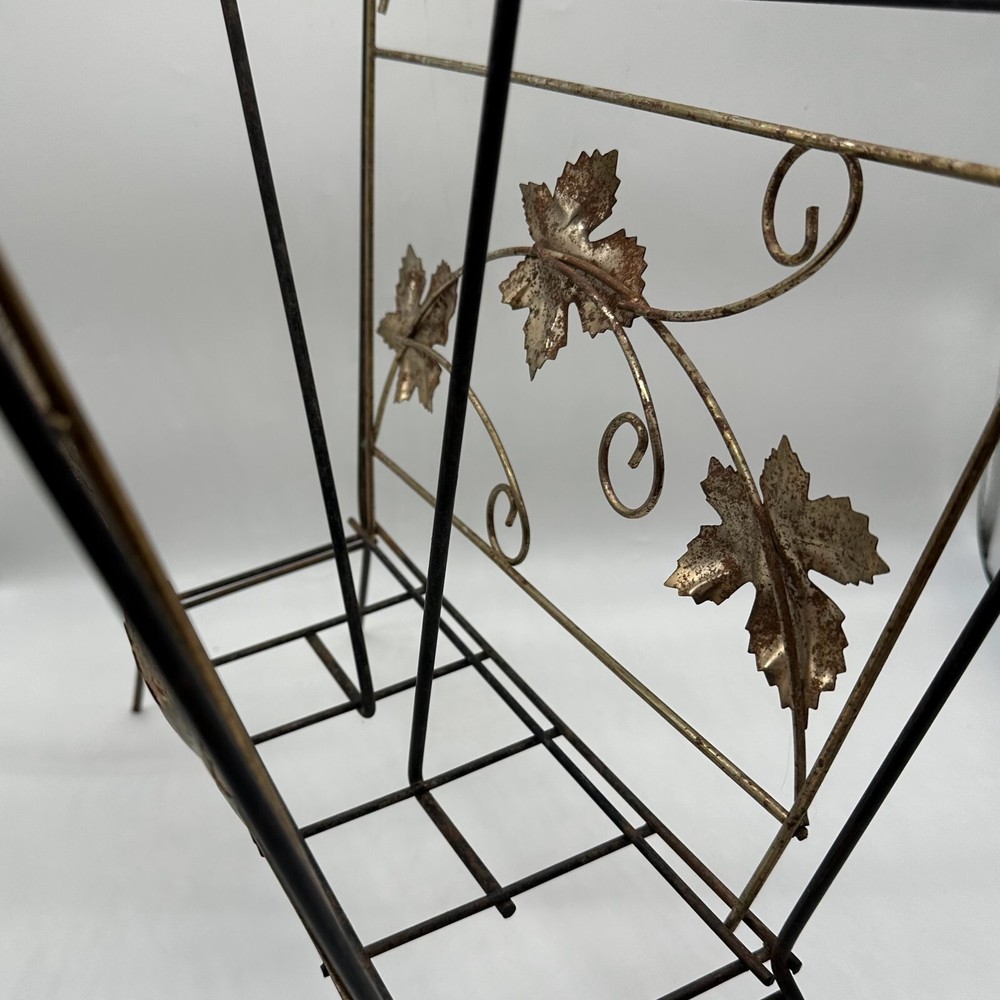 VTG MCM Metal Magazine Rack