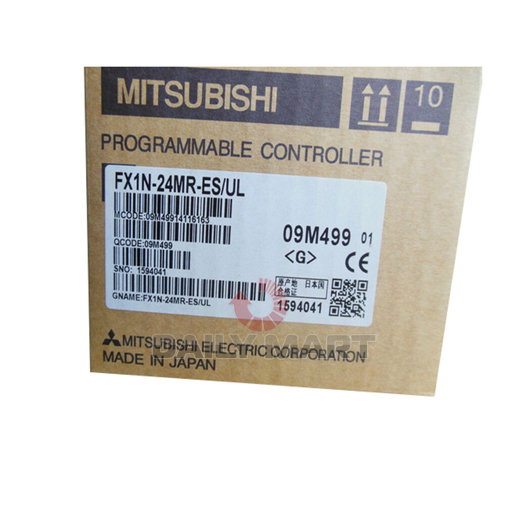 New In Box MITSUBISHI FX1N-24MR-ES/UL Programmable Controller