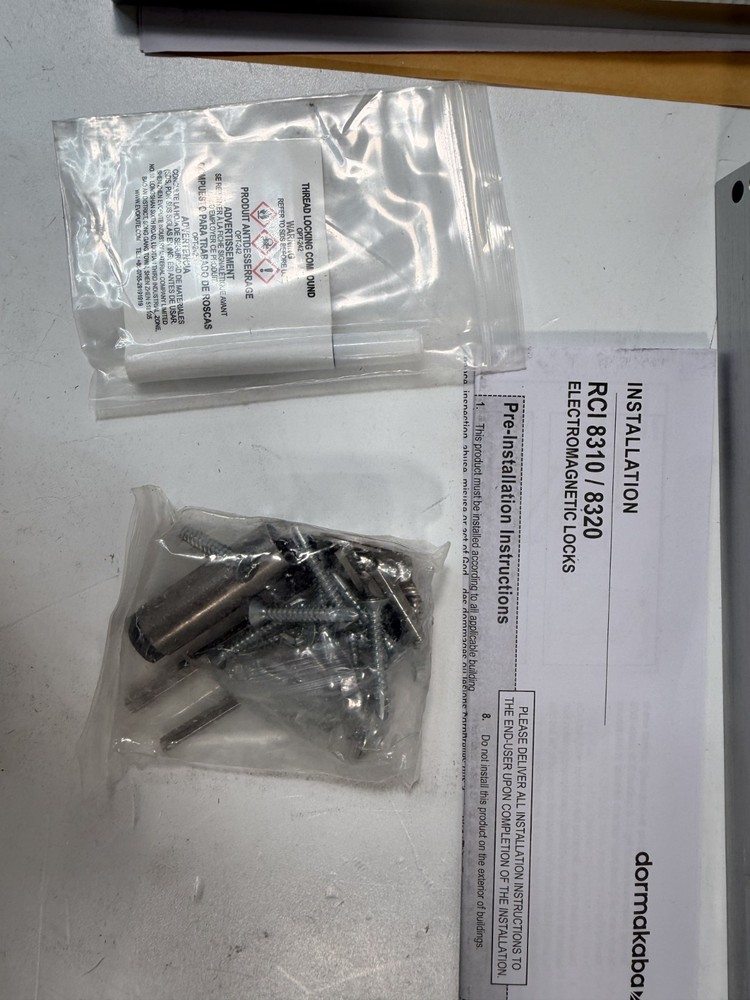 RCI 8310 MultiMag Electromagnetic Lock with Door Status Sensor