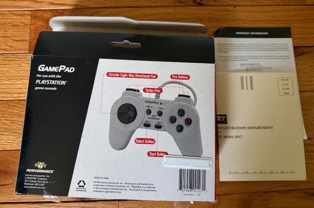 Game Pad BOX ONLY