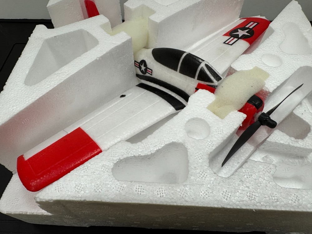 RGRA1302 T-28 Trojan Micro RTF Airplane Open package, and Fixed