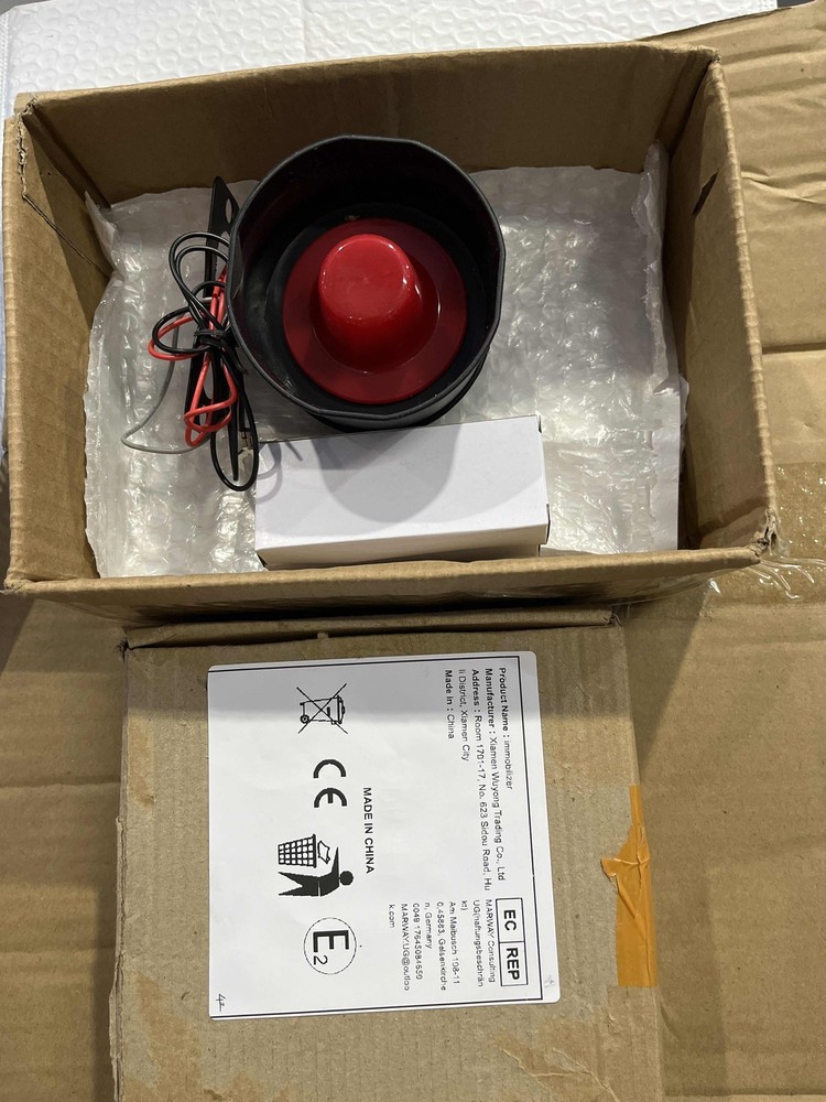 Car Remote Keyless Entry Vibration Alarm Security System W/2 Remote Control Kit