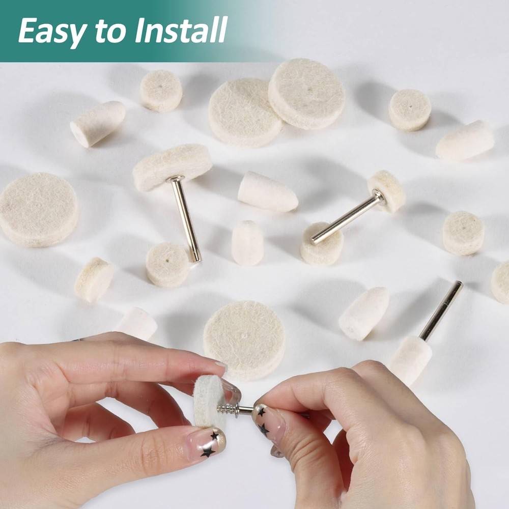 Felt Buffing Polishing Wheel Kit