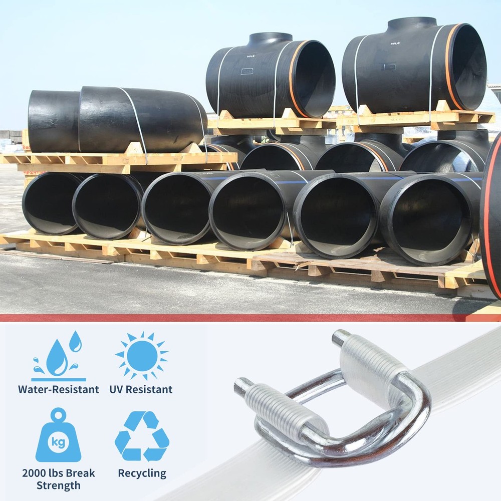 Composite Polyester Cord Strapping Kit, 3/4" x 330' Composite Polyester Cord ...