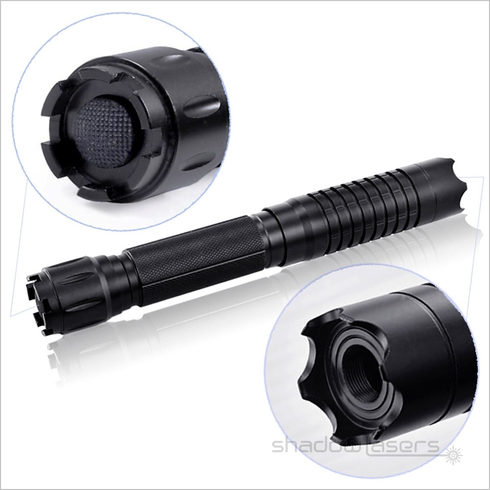Adjustable Focus Laser Pointer GR 520nm Flashlight Visidle Beam Light