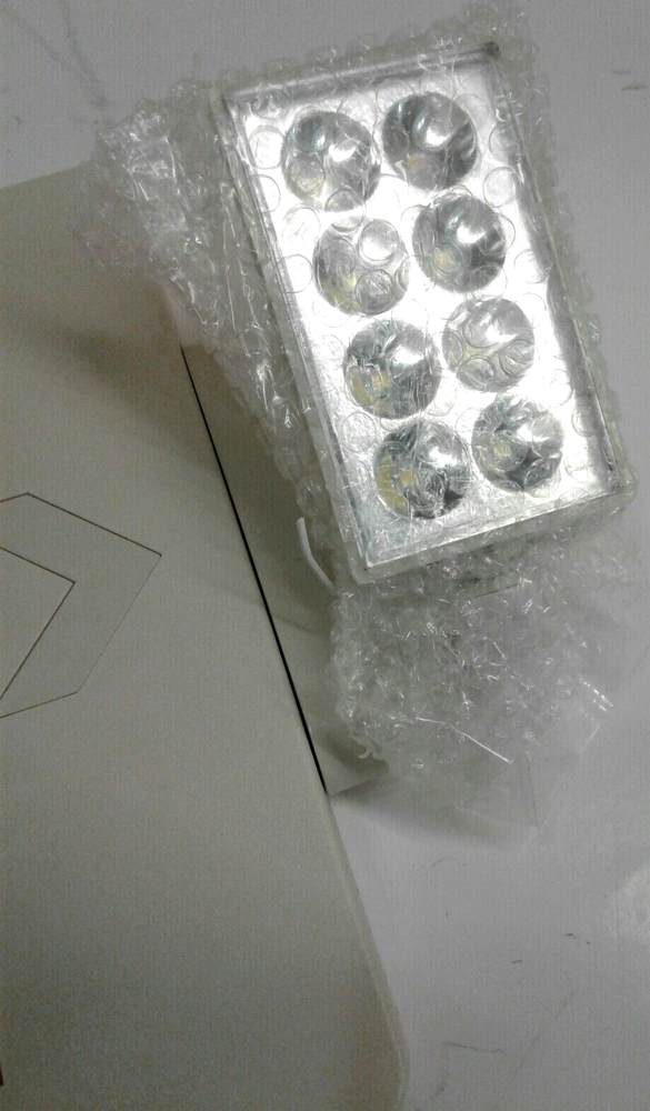 NICOR LED ECL2 Series Slim LED Combo Exit Sign & Emergency Light Red Lettering