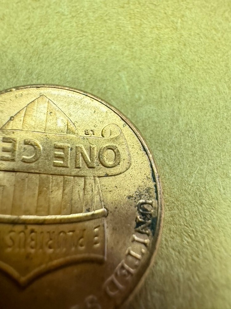 2023-P Lincoln Shield Cent - Die Clash on Reverse