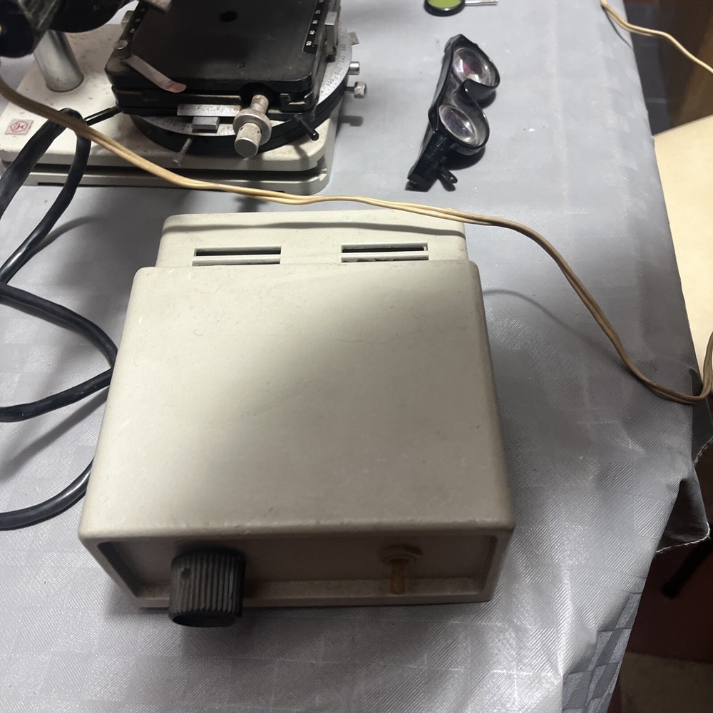 Vintage Russian Microscope Brand Omo With Accessories